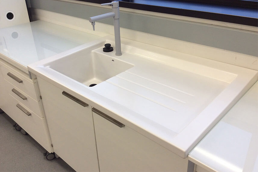 Sink + Fixtures in a Commercial Lab