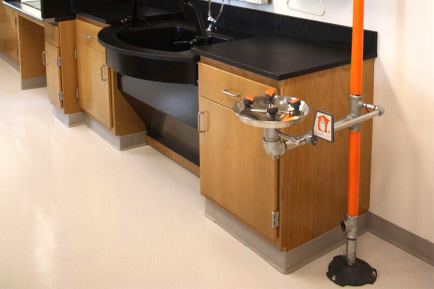Safety Station for an Educational Lab