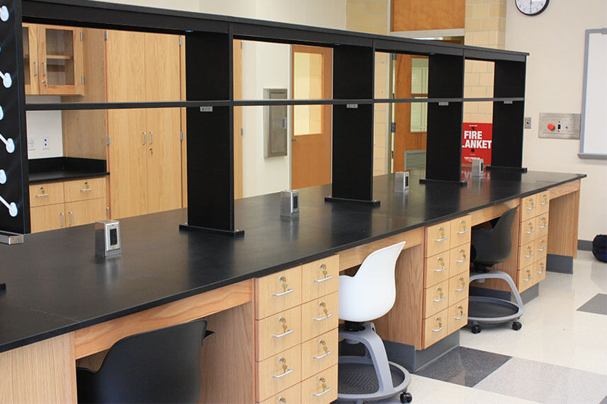 Wood Casework for Educational Labs