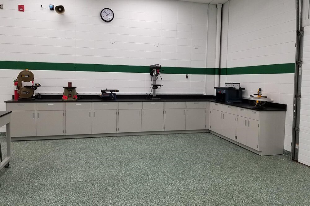 Longo Labs products in a Stem + Robotics room